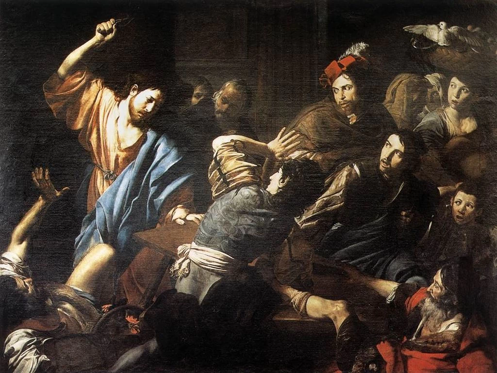 Cacciata dei mercanti dal tempio - Gallerie Nazionali Barberini Corsini, Roma
